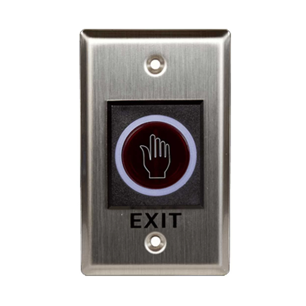 Access Control ACC: ZKTeco K2 Non Touch Exit Button with Receiver and Remote Key