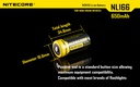 Battery: Nitecore CR123 Li battery