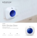 Alarm System: Smanos S105, On-site Strobe Light S1005, 1xPIR MD, 1xDC, 2xRC