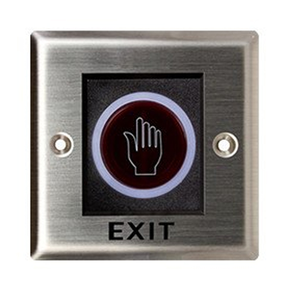 Access Control ACC: ZKTeco K2S Non Touch Exit Button with Receiver and Remote Key