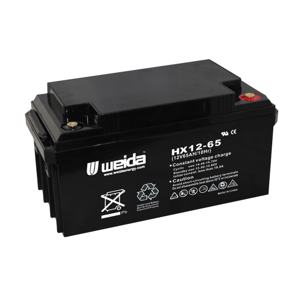 Battery: Weida HX12-65 (F M6), 12V/65Ah AGM, L350xW167xH179