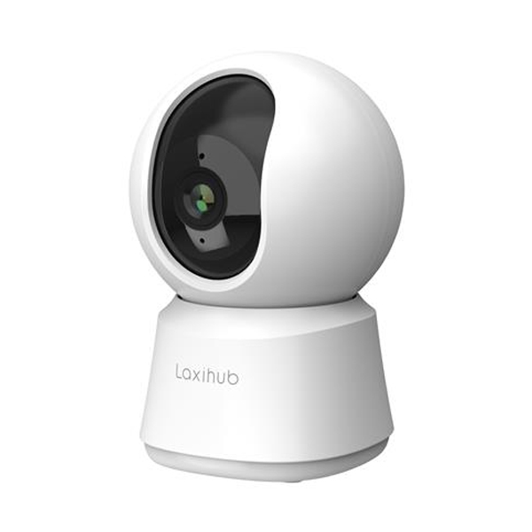 Smart Home Camera: Laxihub P2, Pan Tilt Zoom PTZ Camera, 2K resolution, Indoor, Wi-Fi, Mic & Speaker, Nightvision 10m, Motion Detect