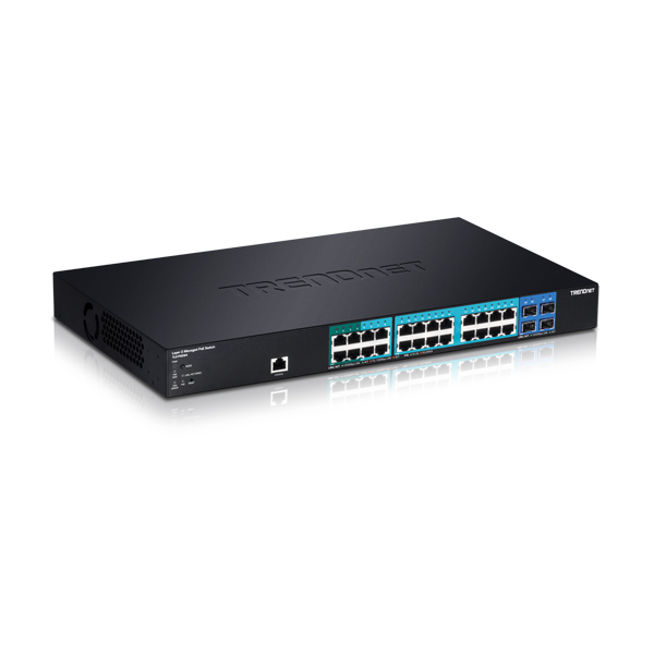 Trendnet TL2-PG284 28-Port Gigabit PoE+ Managed Layer 2 Switch with 4 SFP slots