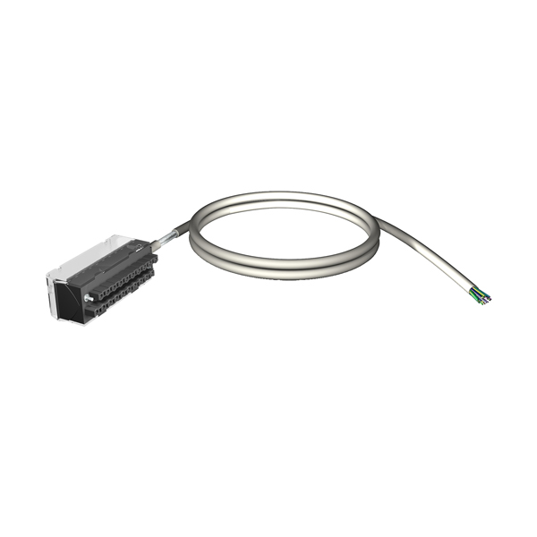 PLC: Schneider BMXFTW508S Shielded cord set - 28 ways terminal - one end flying leads - for X80 - 5 m