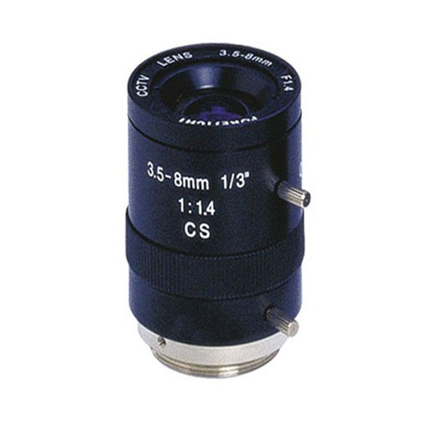 Camera Acc: CPPlus CP-MC358, 3.5-8mm, Manual iris Lens