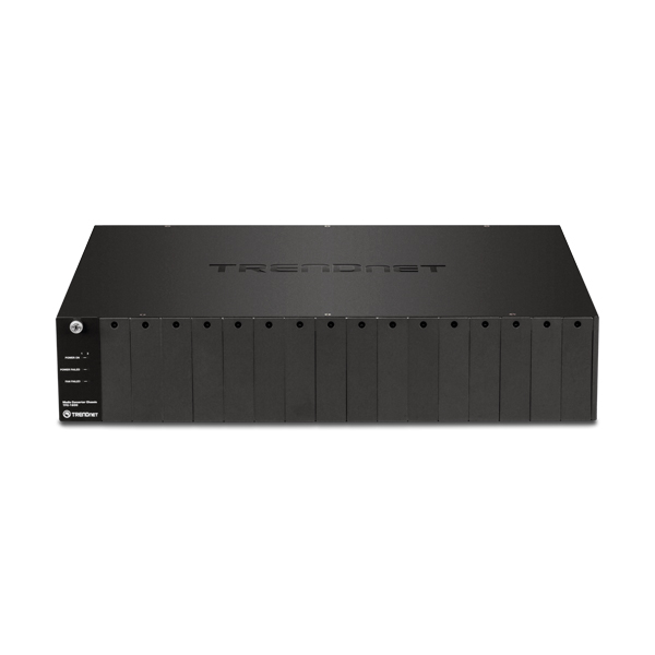 Chassis: Trendnet TFC-1600 16-Bay Fiber Converter Chassis System