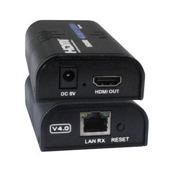 Server Room Monitoring System Sensor: NTI ST-IPHD-R-LC Low-Cost HDMI Over Gigabit IP Network Range Reciever