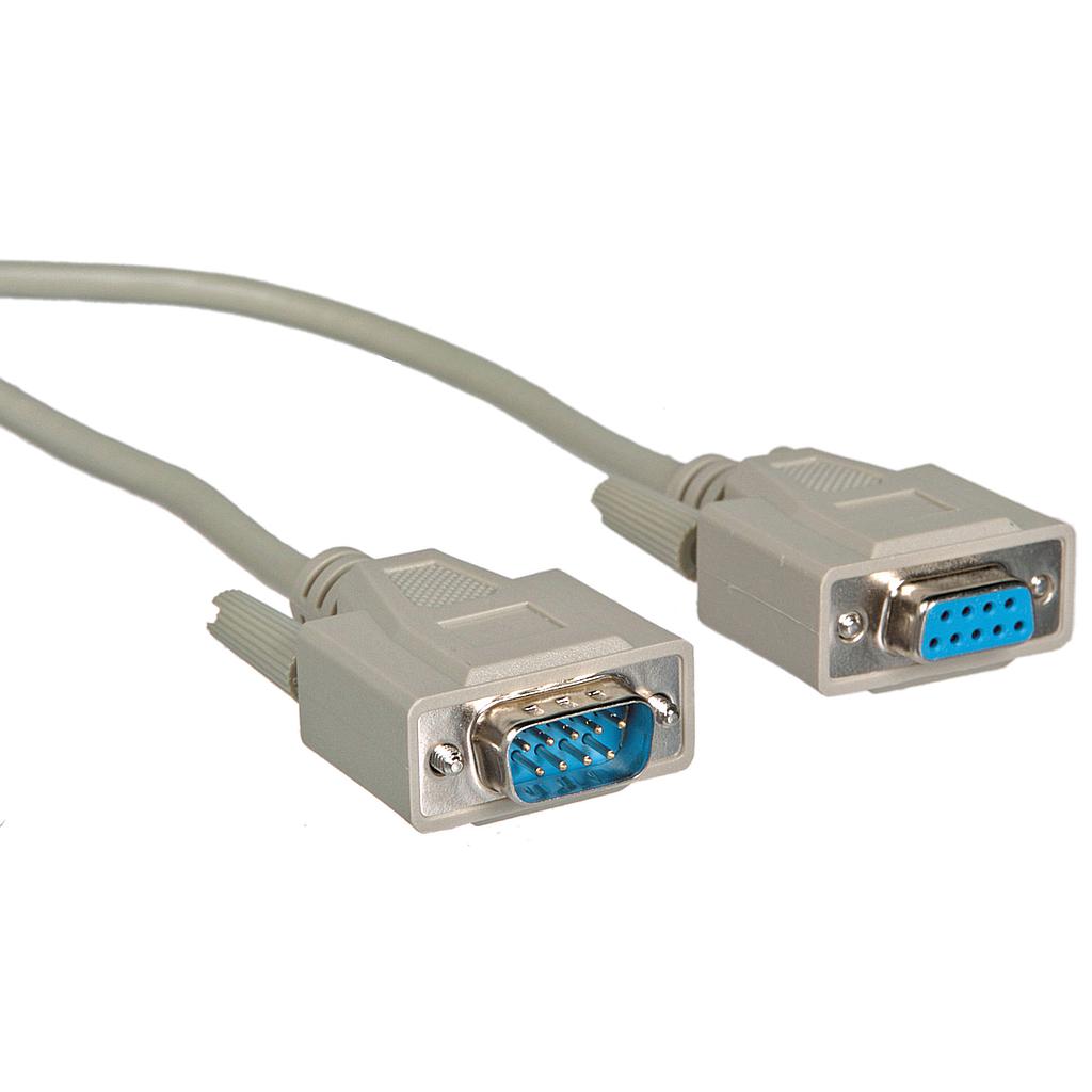 9-Pin Male to Female Serial Cable 1.5m