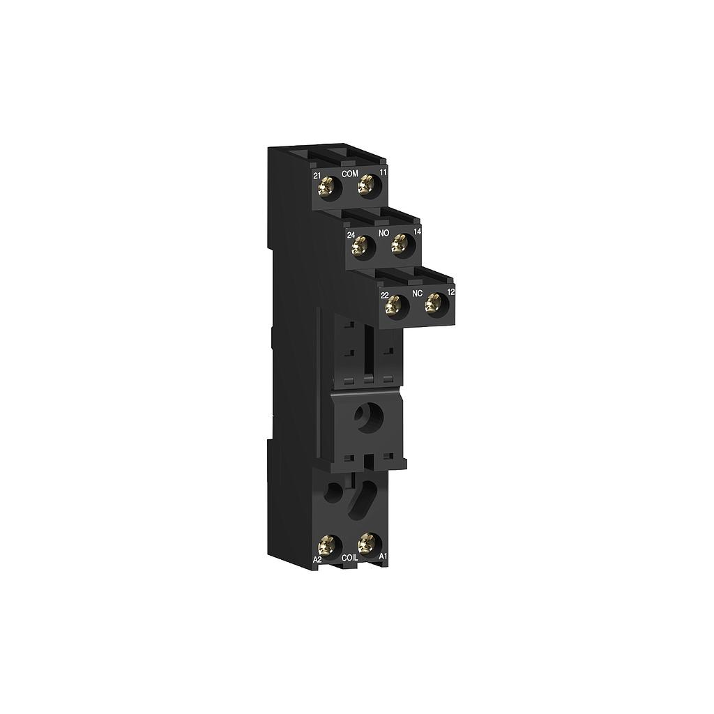 Automation: Schneider RSZE1S48M Socket, separate contact, 10 A, relay type RSB, screw connector, 250 V AC